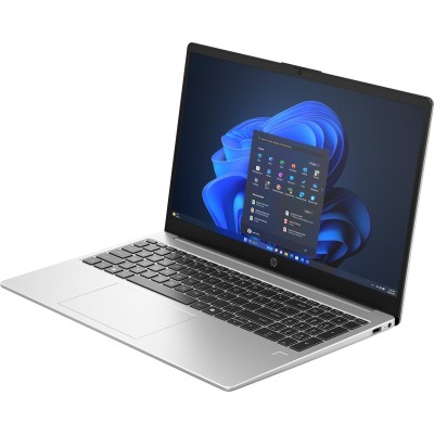 Ноутбук HP 250R-G10 15.6" FHD IPS AG, Intel 3-100U, 16GB, F512GB, UMA, DOS, сріблястий (CN5X6AT)