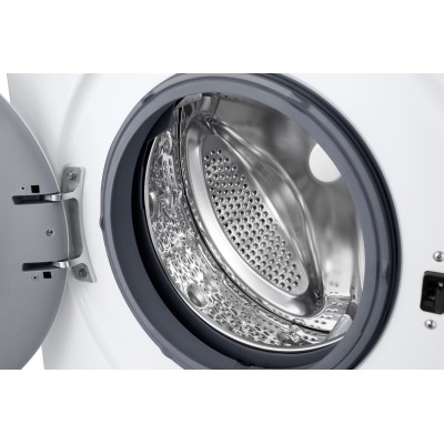 Пральна машина LG фронтальна, 7кг, 1200, A, 44см, дисплей, пара, інвертор, білий