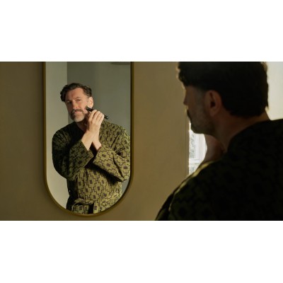 Тример Philips Series 9000, для бороди, голови та тіла, насадок-15, OneBlade в компл., сталь, сірий (MG9558/15)