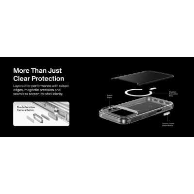 Чохол Belkin для iPhone 17 Pro, Magnetic Protective Clear