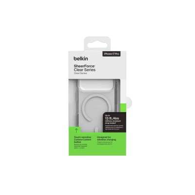 Чохол Belkin для iPhone 17 Pro, Magnetic Protective Clear
