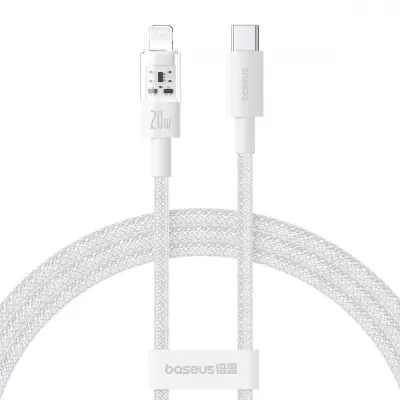 Кабель Baseus Gem Fast-Charging Data Cable Type-C to Lightning 20W 2m (P10373001211-01) white