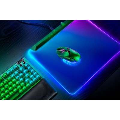 Миша Razer Basilisk V3 Pro 35K, RGB, USB-A/WL/BT, Phantom Green Ed. (RZ01-05240300-R3G1)
