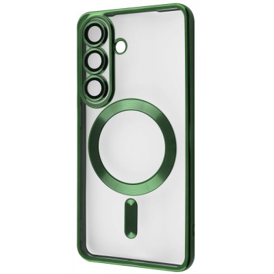 Чохол WAVE Metal Color Case with Magnetic Ring Samsung Galaxy S26 dark green
