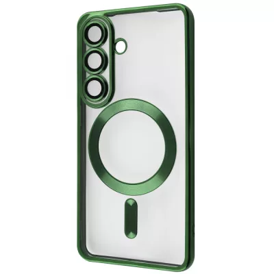 Чохол WAVE Metal Color Case with Magnetic Ring Samsung Galaxy S26 dark green
