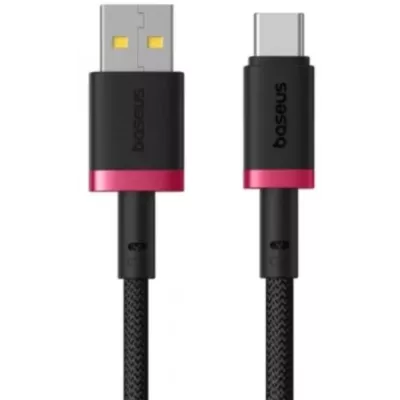 Кабель Baseus USB-Type-C 60W 2m (P10377802U01-03) червоно чорний