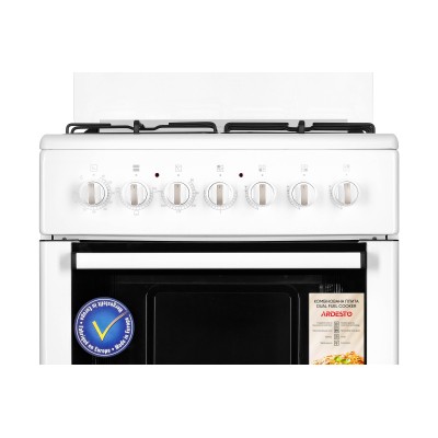 Плита ARDESTO комбі 3 газ + 1 електро, 64л, 60x60см, підсвічування, форсунки LPG (підключення газового балона), знімні направляю