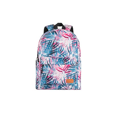 Рюкзак 2Е, TeensPack Palms, рожевий