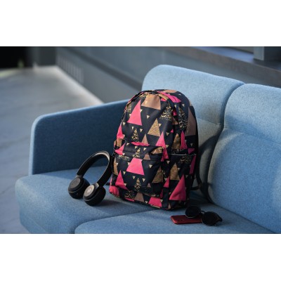 Рюкзак 2Е, TeensPack Triangles, чорний