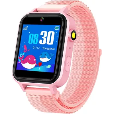 Смарт-годинник для дітей AmiGo GO10S Pro WIFI AMG-GO10S-P Рожевий