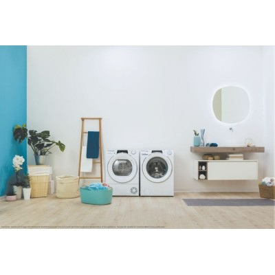 Сушильна машина Candy тепловий насос, 10кг, A++, 59,6см, дисплей, Wi-Fi + Bluetooth, білий (ROEH10A2TCEX-S)