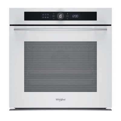 Духова шафа Whirlpool електрична, 73л, A+, дисплей, конвекція, піроліз, телескопічні напрямні, білий