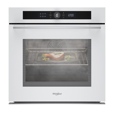 Духова шафа Whirlpool електрична, 73л, A+, дисплей, конвекція, піроліз, телескопічні напрямні, білий