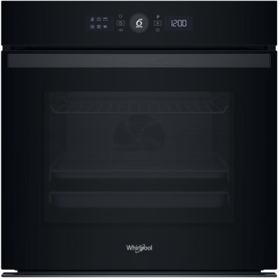 Духова шафа Whirlpool електрична, 73л, A+, дисплей, конвекція, телескопічні напрямні, чорний