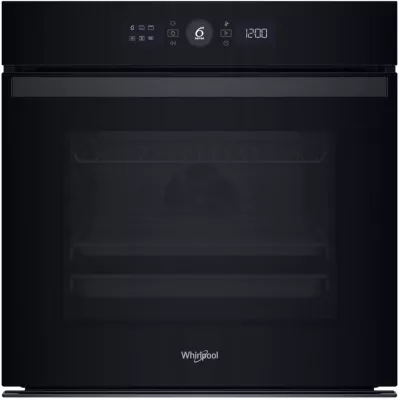 Духова шафа Whirlpool електрична, 73л, A+, дисплей, конвекція, телескопічні напрямні, чорний