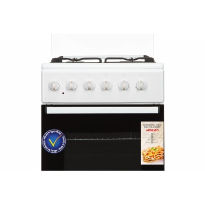 Плита ARDESTO комбі, 52л, 50x60см, підсвічування, форсунки LPG (підключення газового балона), білий (FSC-F5060MW)
