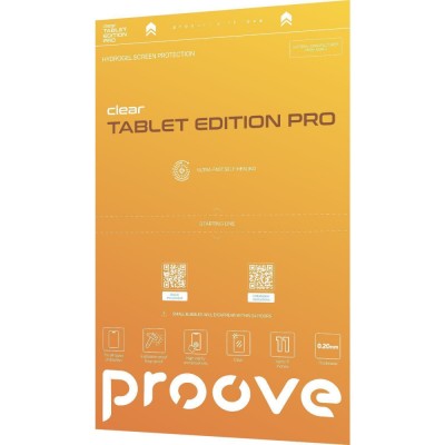 Захисна гідрогелева плівка Proove Hydrogel Screen Protection TABLET EDITION PRO Clear