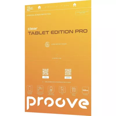 Захисна гідрогелева плівка Proove Hydrogel Screen Protection TABLET EDITION PRO Clear