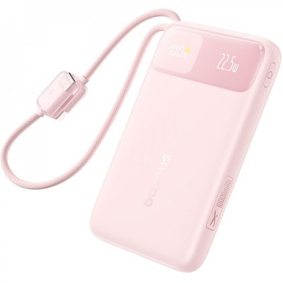 Портативна Батарея Baseus 10000mAh 22.5W EnerFill FC11 Digital Display pink