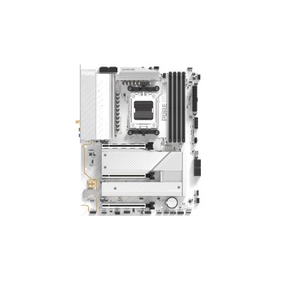 SAPPHIRE Motherboard PURE B850A WIFI7 sAM5 B850 4xDDR5 M.2 HDMI DP WiFi BT ATX білий (52123-11-40G)