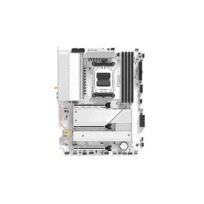 SAPPHIRE Motherboard PURE B850A WIFI7 sAM5 B850 4xDDR5 M.2 HDMI DP WiFi BT ATX білий (52123-11-40G)