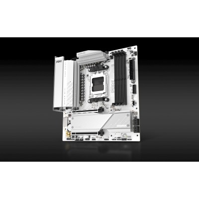 SAPPHIRE Motherboard PURE B850M WIFI sAM5 B850 4xDDR5 M.2 HDMI DP WiFi BT mATX білий (52123-02-40G)