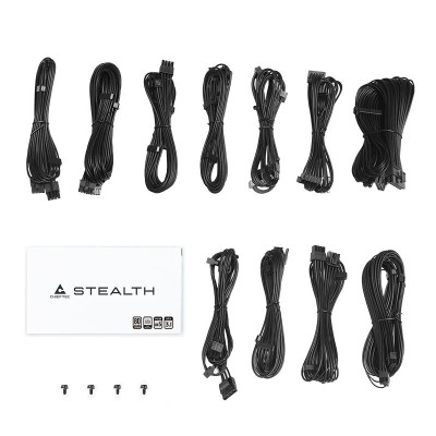 Блок живлення CHIEFTEC Stealth (1200W), >92%, 80+ Platinum, 135мм FDB, 1xMB 24pin(20+4), 2xCPU 8pin(4+4), 2xMolex, 10xSATA, 3xPC