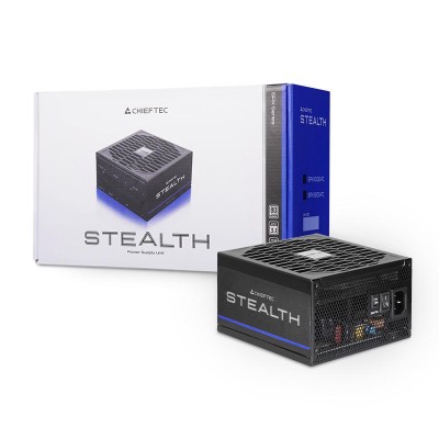 Блок живлення CHIEFTEC Stealth (1200W), >92%, 80+ Platinum, 135мм FDB, 1xMB 24pin(20+4), 2xCPU 8pin(4+4), 2xMolex, 10xSATA, 3xPC