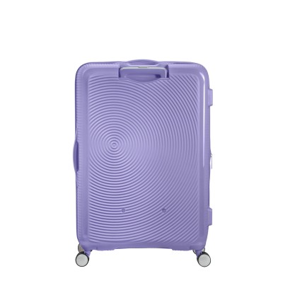 Валіза American Tourister, Soundbox, поліпропілен, велика, 77см, 97/110л, TSA, 4 колеса, EXP, лавандовий (32G*82003)