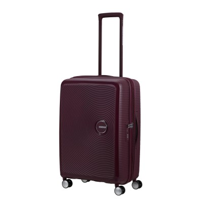 Валіза American Tourister, Soundbox, поліпропілен, середня, 67см, 71.5/81л, TSA, 4 колеса, EXP, бордовий (32G*50002)