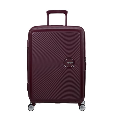 Валіза American Tourister, Soundbox, поліпропілен, середня, 67см, 71.5/81л, TSA, 4 колеса, EXP, бордовий (32G*50002)