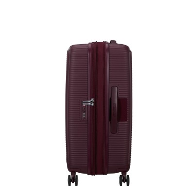 Валіза American Tourister, Soundbox, поліпропілен, середня, 67см, 71.5/81л, TSA, 4 колеса, EXP, бордовий (32G*50002)