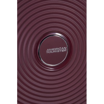 Валіза American Tourister, Soundbox, поліпропілен, середня, 67см, 71.5/81л, TSA, 4 колеса, EXP, бордовий (32G*50002)