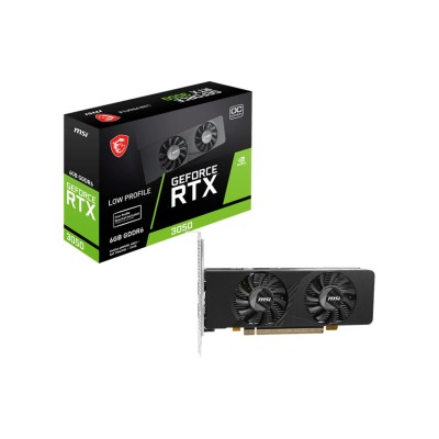 Відеокарта MSI GeForce RTX 3050 6GB GDDR6 LP E OC (912-V812-213)