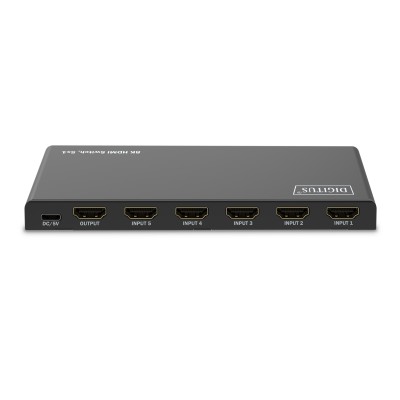 Відеокомутатор DIGITUS UHD HDMI (INx5 - OUTx1), 8K
