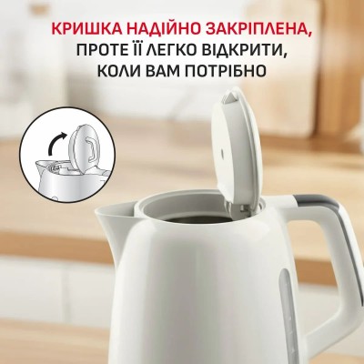 Електрочайник Tefal Soleil+ 1.7л, Strix, пластик, бежевий (KO355AE0)