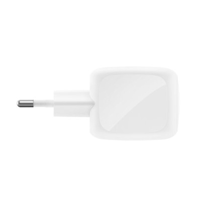 Зарядний пристрій мережевий Belkin 50Вт 2хUSB-С GAN PD PPS, кабель USB-С > USB-C, 1м, білий (WCH019KQ1MWH-B6)