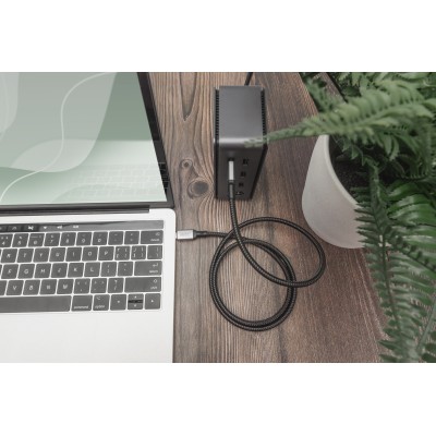 Кабель DIGITUS USB 4.0 (Type-C/Type-C) 1м, чорний