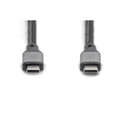 Кабель DIGITUS USB 4.0 (Type-C/Type-C) 1м, чорний