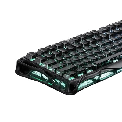 Клавіатура механічна GravaStar Mercury V75 80keys, Magnetic Jade Pro, 8K, USB-A, RGB, Stealth Black (GS_V75_BLK)