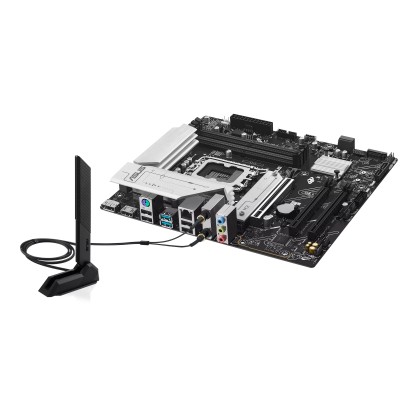 Материнcька плата ASUS PRIME B760M-A WIFI II s1700 B760 4xDDR5 M.2 HDMI DP Wi-Fi BT mATX (90MB1NF0-M0EAY0)