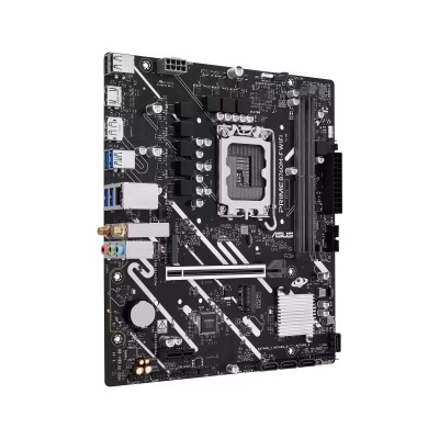 Материнcька плата ASUS PRIME B760M-F WIFI s1700 B760 2xDDR5 M.2 HDMI DP Wi-Fi BT mATX (90MB1N00-M0EAY0)