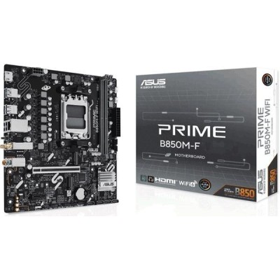 Материнcька плата ASUS PRIME B850M-F sAM5 B850 2xDDR5 M.2 HDMI Wi-Fi BT mATX (90MB1N90-M0EAY0)