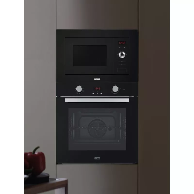 Мікрохвильова піч Franke вбудовувана, 20л, 800Вт, гриль, дисплей, чорний (131.0632.993)