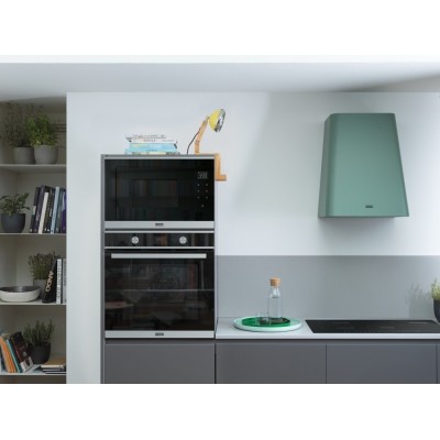 Мікрохвильова піч Franke вбудовувана, 25л, 900Вт, гриль, дисплей, сенсорн, чорне скло+нерж (131.0627.471)