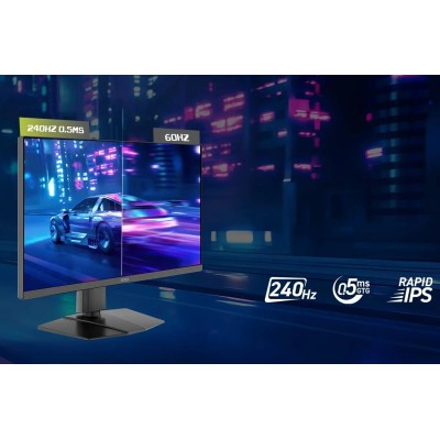 Монітор MSI 27" MAG 272PF-X24 2xHDMI, DP, MM, IPS, 1920x1080, 240Hz, 0.5ms, sRGB 122%, AdaptiveSync, Pivot (9S6-3CE59T-020)
