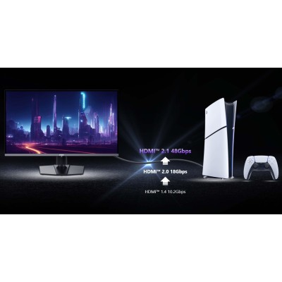 Монітор MSI 31.5" MAG 322UP-E16 2xHDMI, DP, USB-C, Audio, QD-OLED, 3840x2160, 165Hz, 0.03ms, sRGB 138%, FreeSync, HAS, HDR400 (9