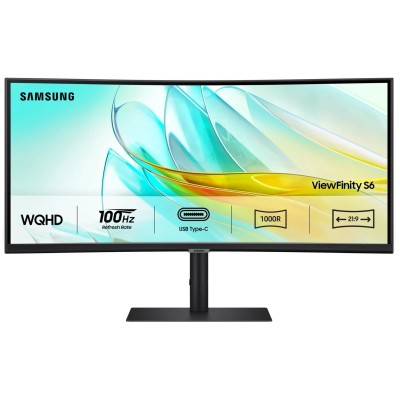 Монітор Samsung 34" S34C650 HDMI, DP, USB, VA, 3440x1440, 21:9, 100Hz, CURVED (LS34C650UAIXUA)