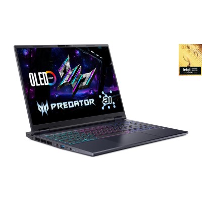 Ноутбук Acer Predator Helios Neo 14 PHN14-71 14.5" 2.8K OLED, Intel U9-285H, 32GB, F1TB, NVD5070-8, Lin, чорний (NH.QY3EU.004)