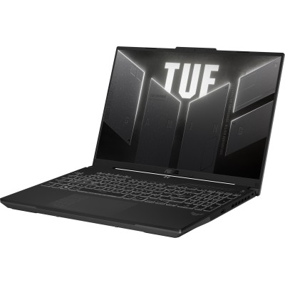 Ноутбук ASUS TUF Gaming F16 FX607VU-RL071 16" FHD+ IPS, Intel 5 210H, 16GB, F1TB, NVD4050-6, NoOS, Сірий (90NR0N06-M00EK0)